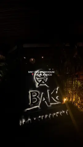 we visited BAK’ Steakhouse for my graduation dinner. Although the food and show was great the service could’ve been better. Even though we had some discrepancies I’d recommend going just use cash instead of your card! #tulumrestaurants #tulumrestaurant #tulum #tulumfoodie #tulumeats 