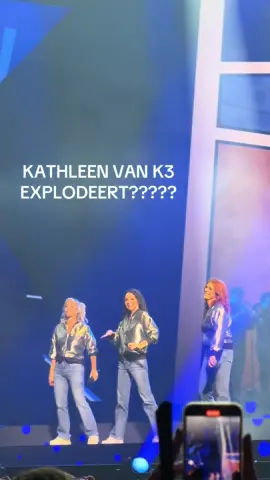 Kathleen van K3 explodeert live in AFAS DOME!!!!!?????? geen clickbait #k3 #afasdomek3 #sportpaleis @K3 @kathleenaerts1 