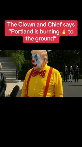 The clown and chief says that portland is burning to the ground and that politicians fear for their lives lol 😆. #fdt #democrats #republicans #portland #nationalguard 