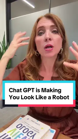 ⬇️ I have interviewed thousands of people, no one wants to interview with a robot. No one wants to hire someone who recites a script in a job interview.    An interview is a set of questions about you, and no one knows you better than YOU.    The reason you’re doing this is because you don’t trust yourself and you think that there are “perfect interview answers”    1️⃣ You need to practice and prepare and trust that you can talk about yourself. It gets easier the more you do it.  👉Watch @Anna Papalia this video to practice    2️⃣ Reading a script doesn’t make you look like you know what you’re talking about it makes you look like a weird robot. There is no such thing as “perfect interview answers.” Hiring managers don’t even know exactly what they want half the time so it’s impossible to tell them what they want to hear because they don’t even know and chat gpt definitely doesn’t know.  👉Get an @Anna Papalia Interviewology Profile to Discover your interview style 💻Chat gpt is good for one thing and one thing only- getting ideas but then you need to put it into your own words.    🏢Just like LinkedIn is good for one thing and one thing only, finding out who works where and verifying that people are real.    🤖AI is taking over the job search space and real-life recruiters are sick of it. They don’t want to hire robots they want to hire a human.    If your resume looks like it was written by AI, they won’t think twice about throwing it in the trash.    👩🏼‍💻In a job interview they want to see if they can have a conversation with you, if they are going to want to work with you and they will not think that if you memorized a script a robot wrote.    I know it feels scary to be yourself without a script but trust me, the script is NOT helping you.    #chatgpt #jobinterview #interviewprep #ai #jobsearch 