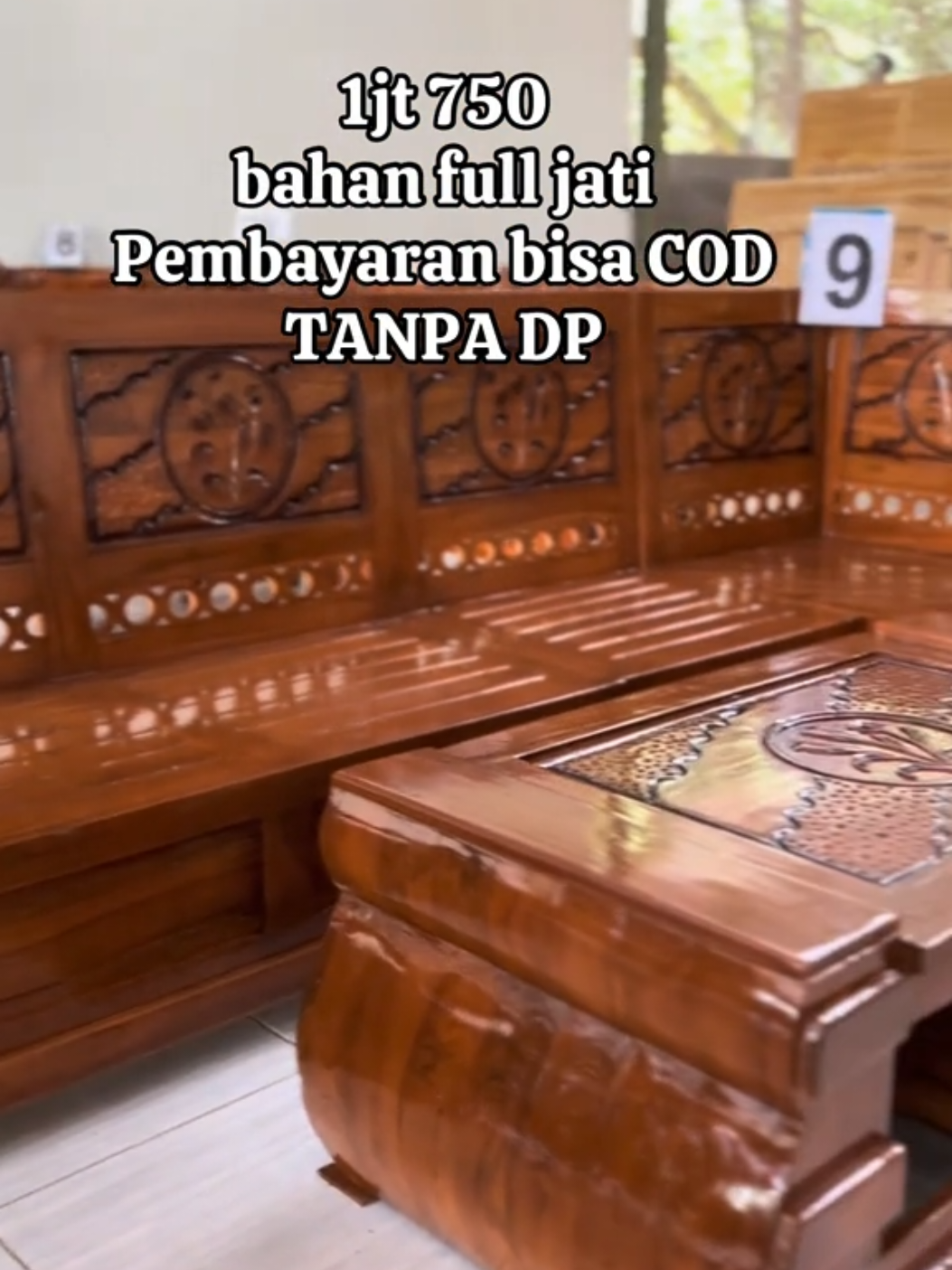 kursi sudut minimalis bahan full kayu jati, bisa bayar COD #modalkontendoang #kursisudut #kursijati #kursijepara #kursitamu 