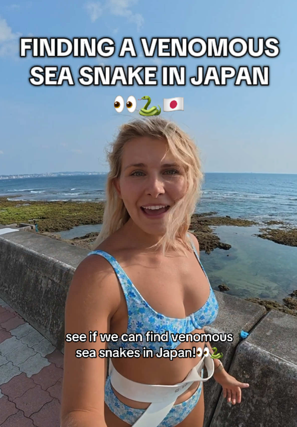They said this spot was full of venomous sea snakes… so obviously, we went in. 🐍😅 @beckylee 🌺  Last dive on this island before heading somewhere even wilder… 👀  #japan #okinawa #freediving #oceangirl #oceanlife 