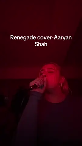 Renegade cover-Aaryan Shah I WAS LOCKED INNN #upcomingartist #singing #cover #renegade #aaryanshah 