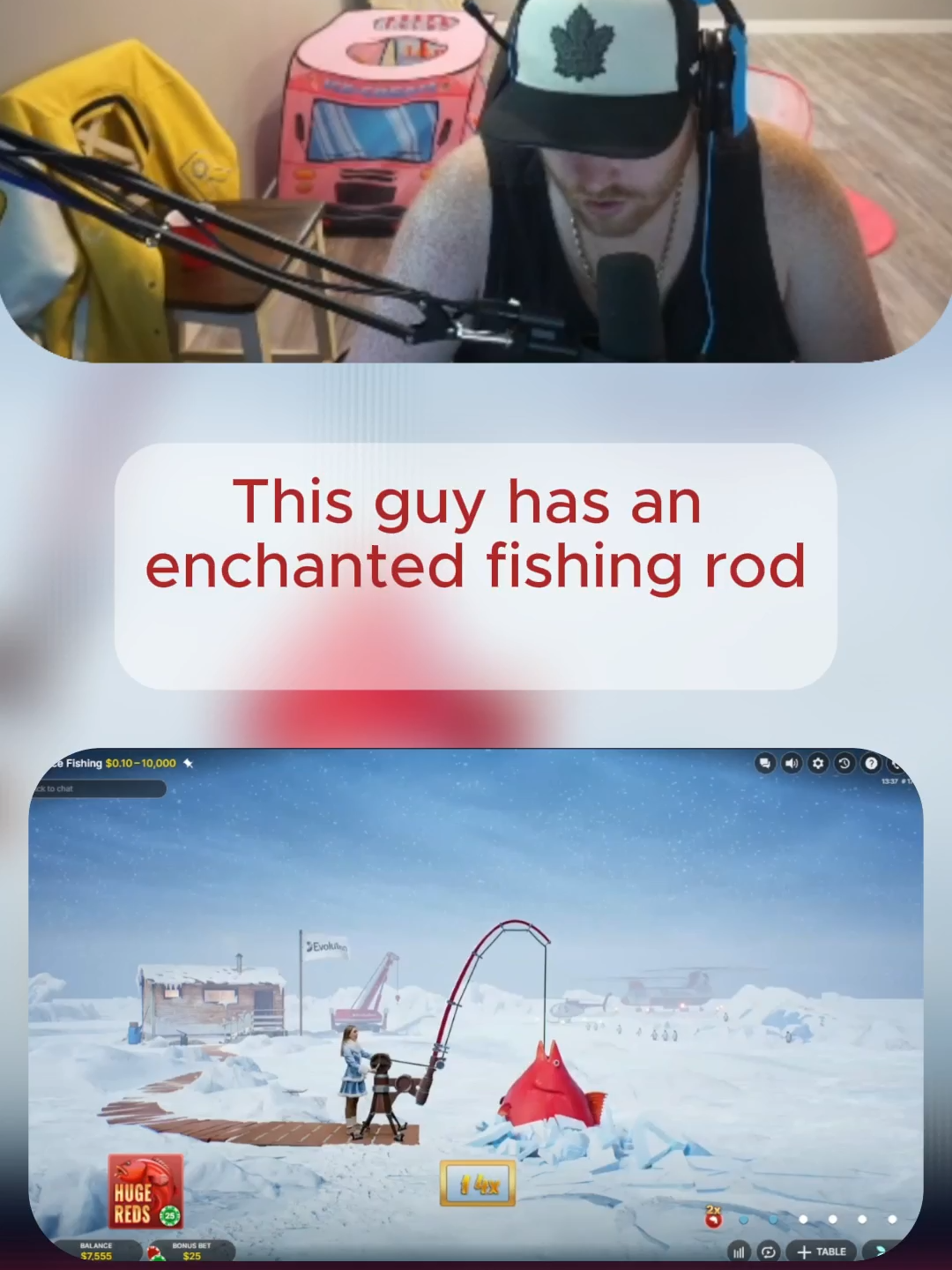 This guy has an enchanted fishing rod #foryou