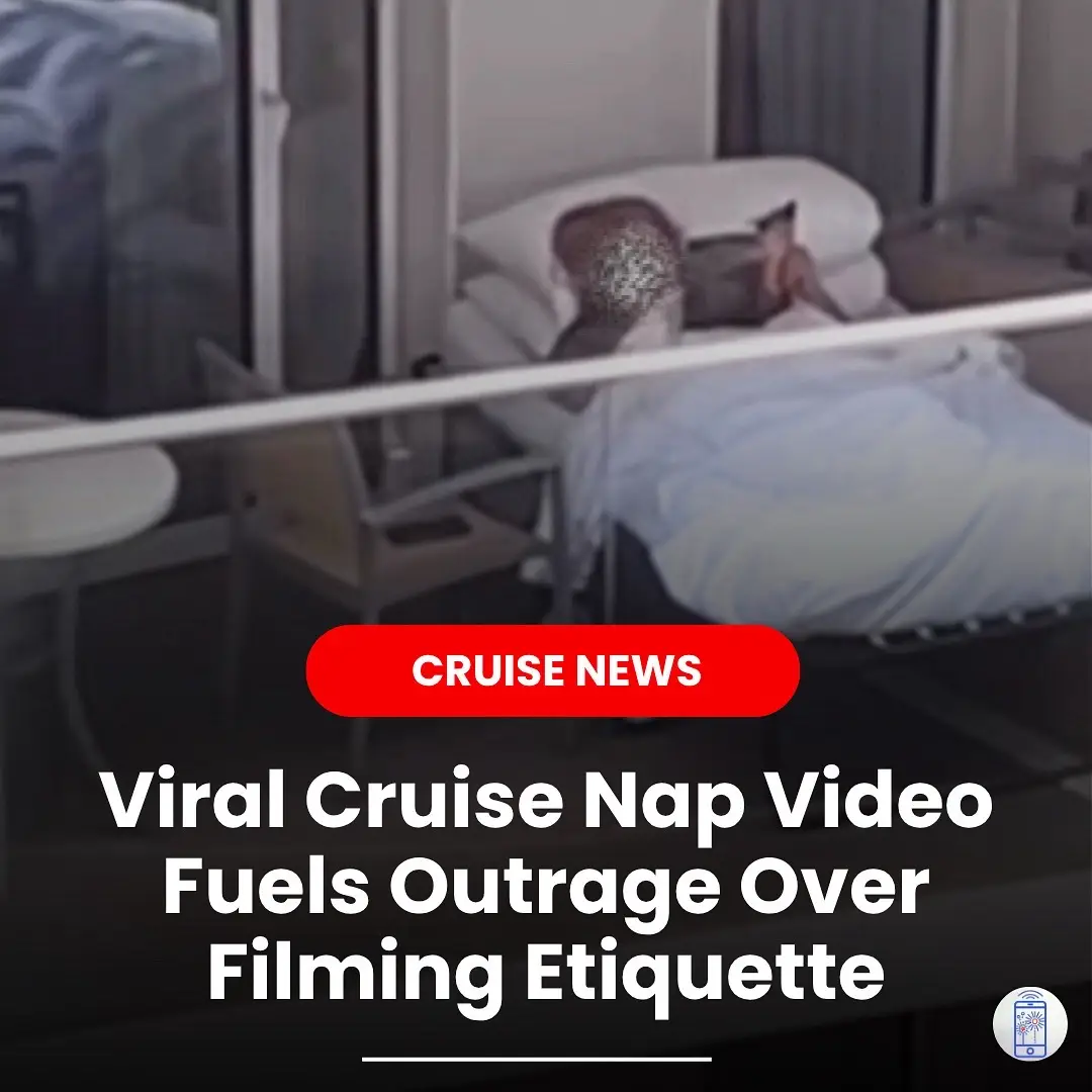 A peaceful nap on a private cruise ship balcony became an online sensation after passengers on a nearby ship filmed the couple without consent.  The TikTok video has fueled heated discussions on privacy and etiquette at sea: Is it fair game to record others in semi-public spaces? As one commenter put it, “This is just going too far,” leaving travelers questioning the boundaries of relaxation on the high seas. #cruiselife #viral #privacy 