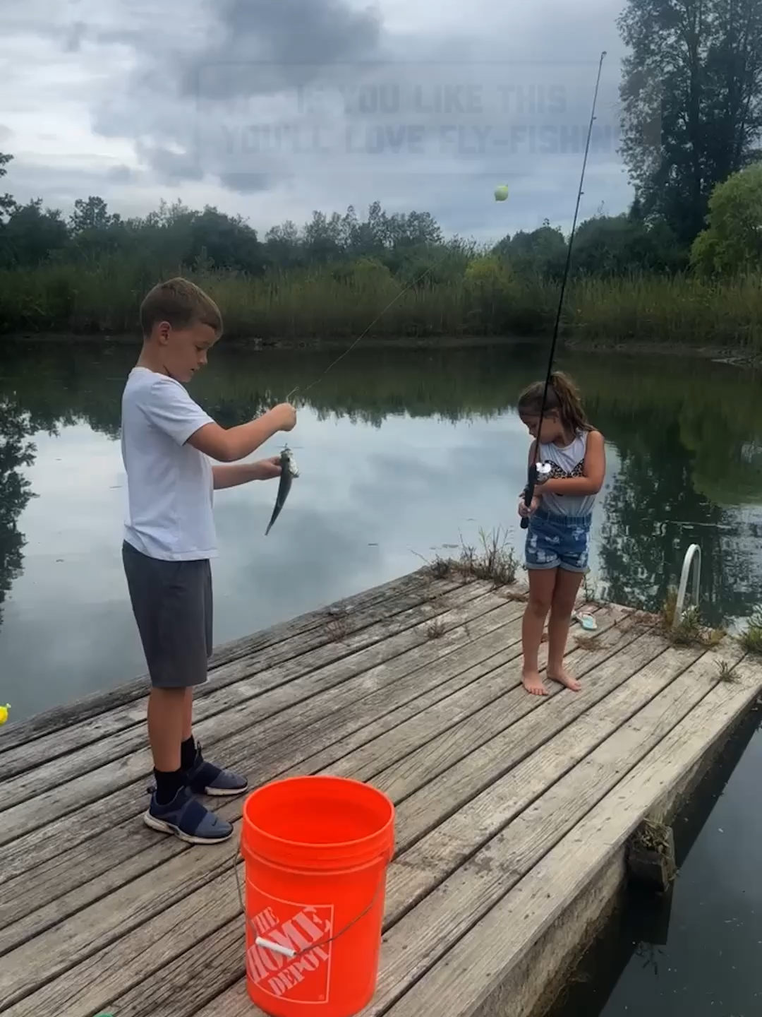 see, I knew you'd love fishing! 🎣 🤣 #fish #fishing #summer #dock #funnyfishing #fishinglife #fishingmemes #gonefishing #fishingfail #fail