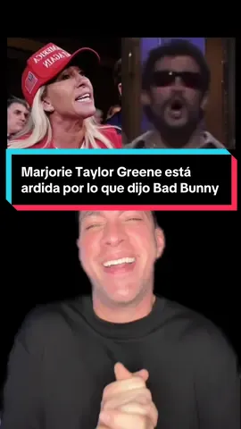 Marjorie Taylor Greene está ardida por lo que dijo Bad Bunny #badbunny #SuperBowl #snl #puertoricotiktok #latinosenusa 