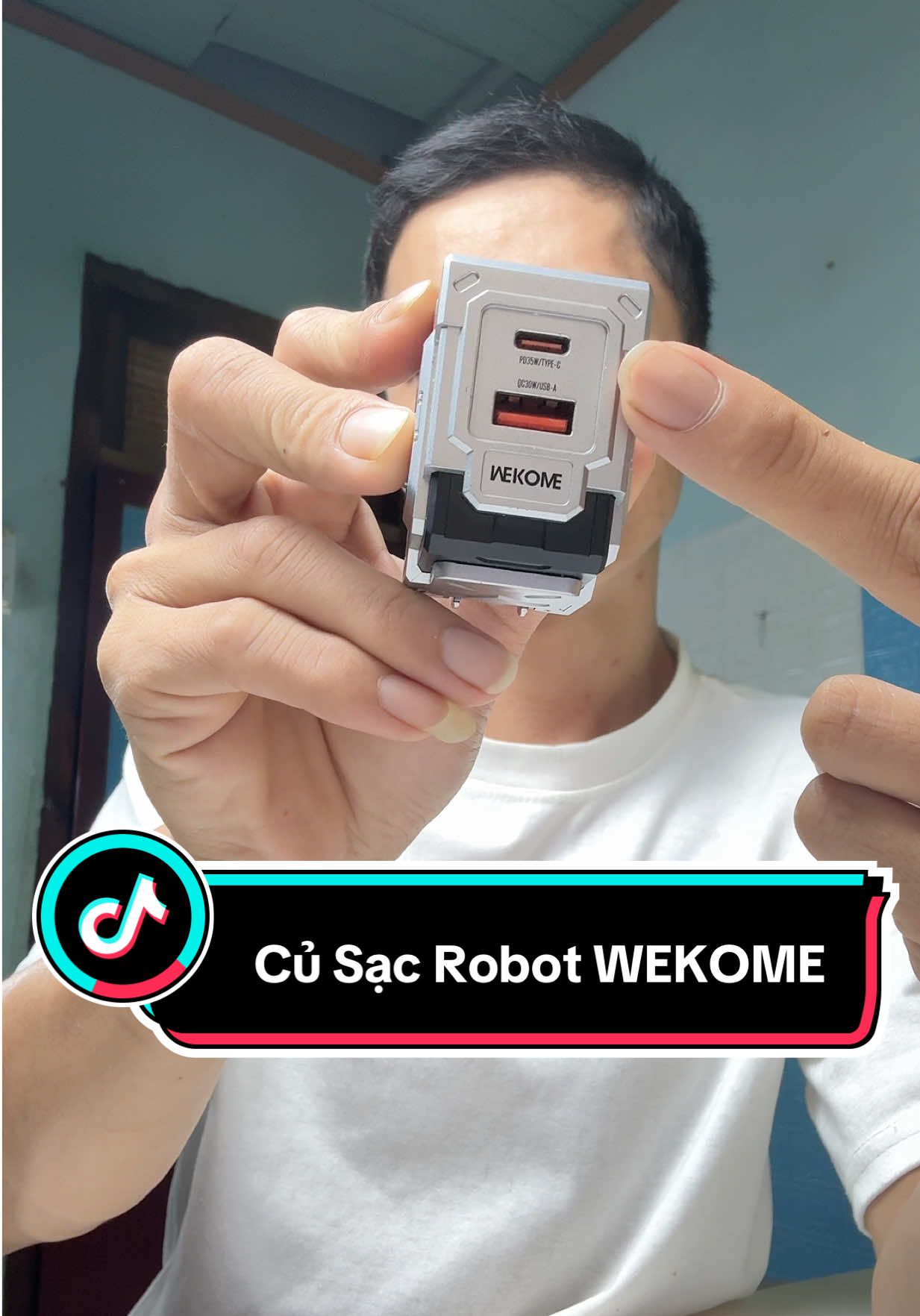 Củ sạc robot sạc nhanh,đa năng,thời trang #cusacnhanh #cusac #cusacrobot #wekome 