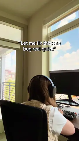 quick fix = famous last words #devtok #developersoftiktok #programmerhumor #debugging #codinglife 