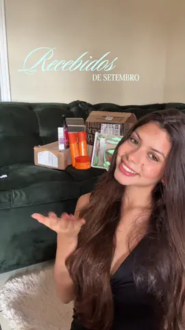 recebidos de setembro🌟 #recebidos #microinfluencer #nanoinfluencer 