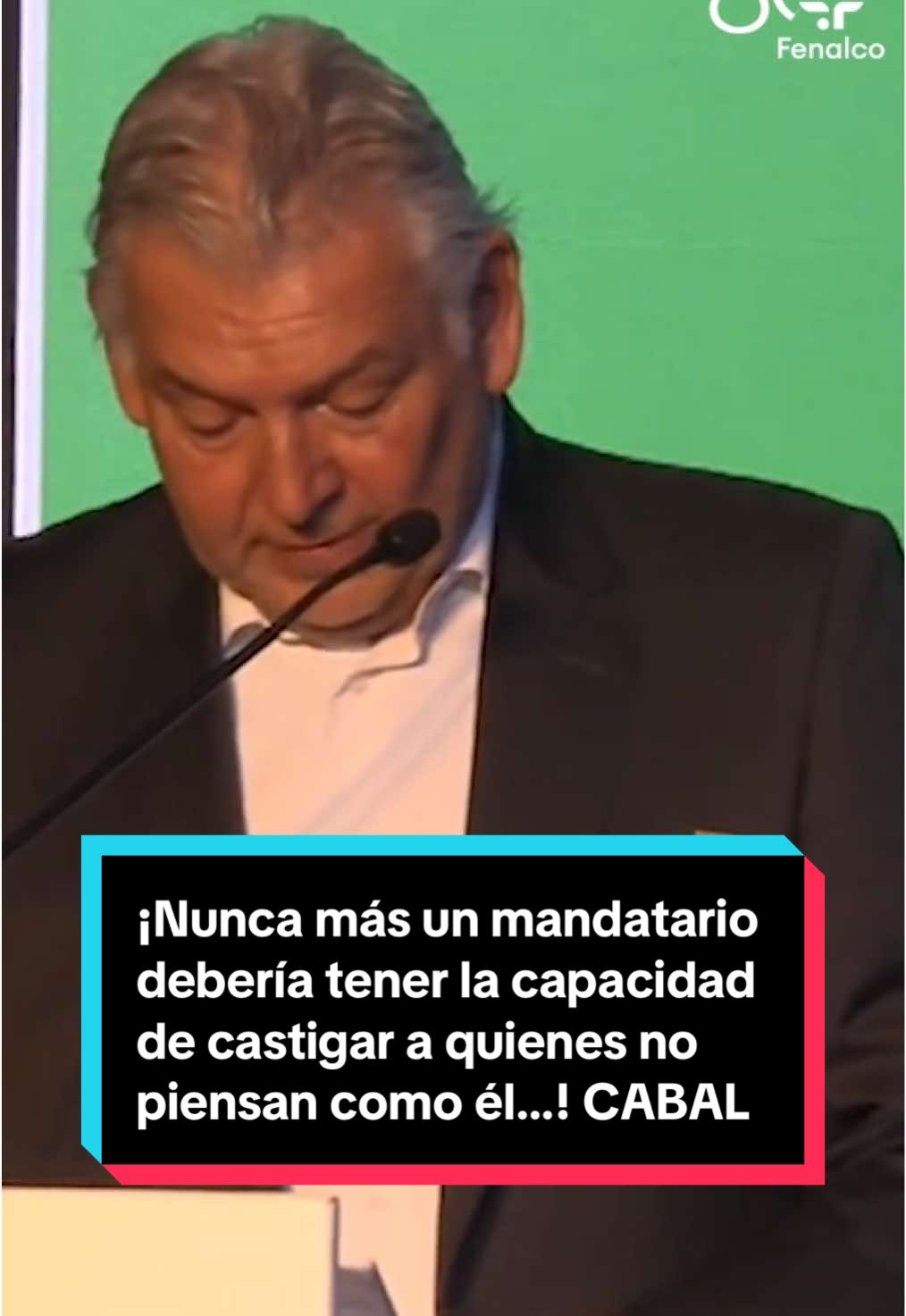 📣 “La unidad no es una opción, es una necesidad”, afirmó Jaime Alberto Cabal, presidente de FENALCO, durante la instalación del Congreso Nacional de Comerciantes Empresarios 2025. Desde Medellín, y en el marco de los 80 años de la Federación, Cabal hizo un llamado a superar la indiferencia política y a construir un proyecto colectivo de país a 30 años, basado en la productividad, la confianza y la libertad económica. Un mensaje de esperanza y compromiso con el futuro de Colombia. 🔹 Revive aquí los momentos más destacados de su discurso y mira la versión completa en nuestro canal de YouTube. #CongresoFENALCO2025 #FENALCO80Años #Empresarios