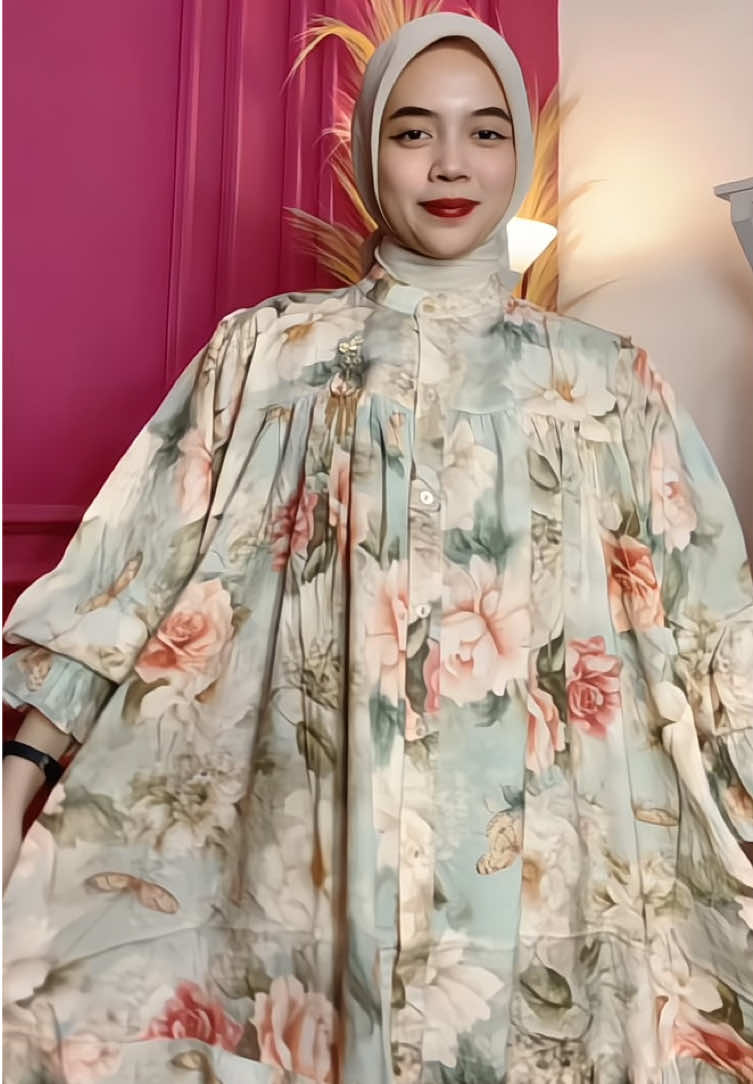 MasyaAllah lagi” motif terbaru secakep ini kk jgn sampai kehabisan🥰🫶🏻#gamiskekinian #rayonpremium #gamisdaily #busui 