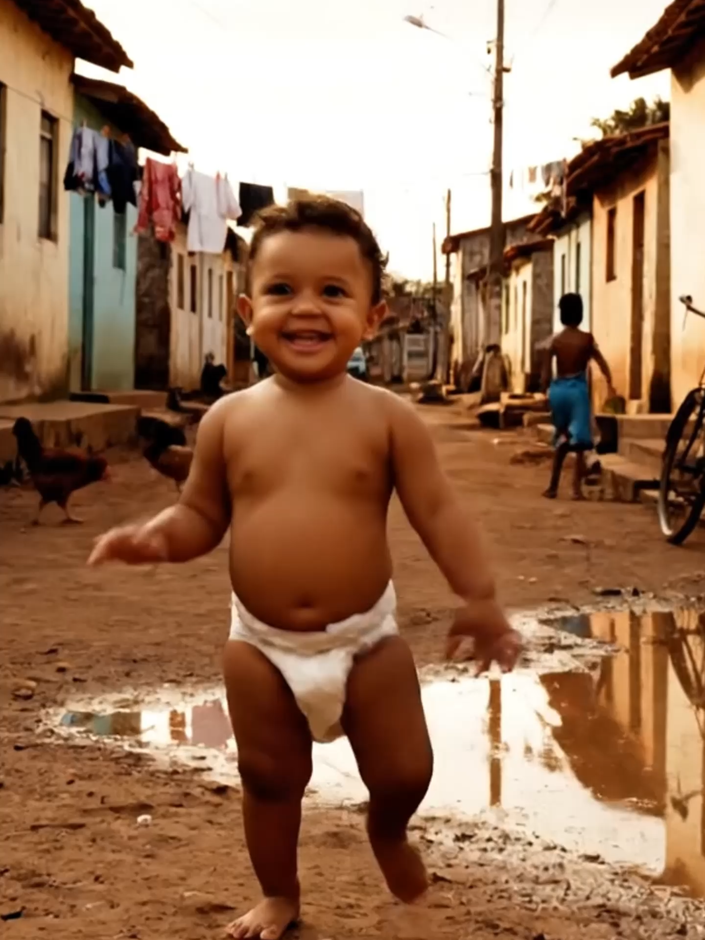 cabinha nao quer saber de tomar banho