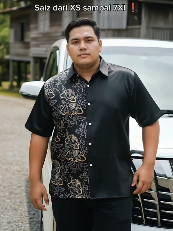 sangat lawa dan sesuai utk abg2 yg cari baju plus size tu, pakai pun selesa☺️ #kemejaplussize #kemejabatiklenganpendek #bajubatik #plussizefashion #bajuplussize 
