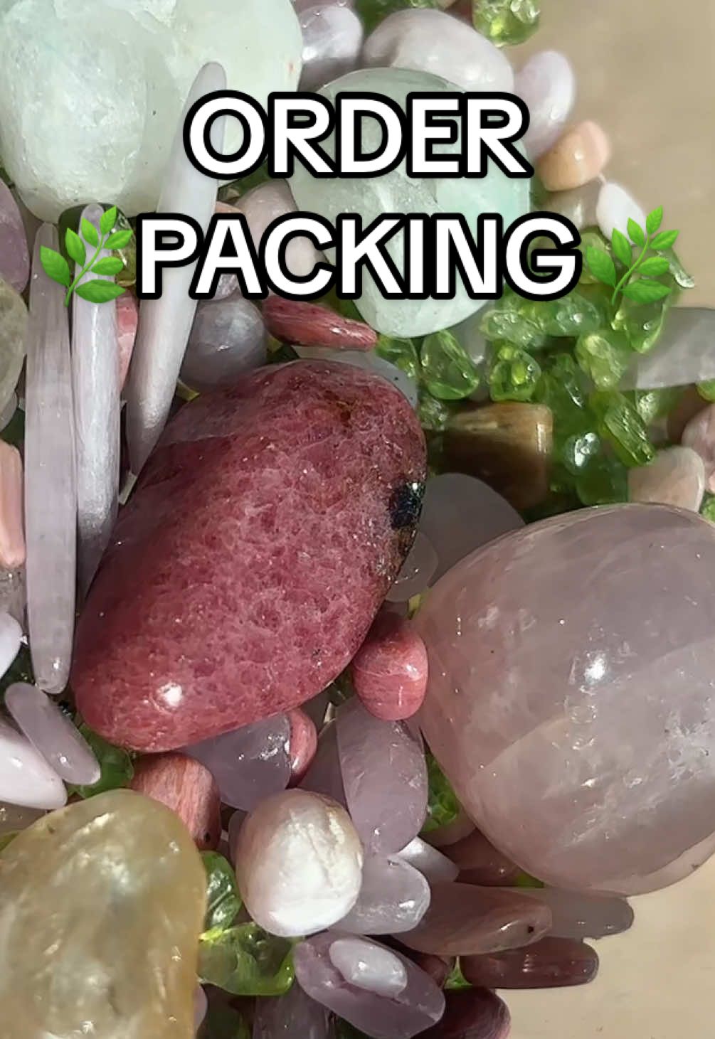 such beautiful orders!! 🧚💗✨#crystalconfetti #freebies #crystaltok 