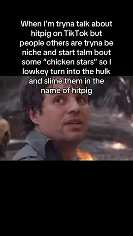 Why would ANYONE talk about chicken stars over hitpig 😭 🙏 #hitpig #chickenstars #unfunny #niche #giftok 