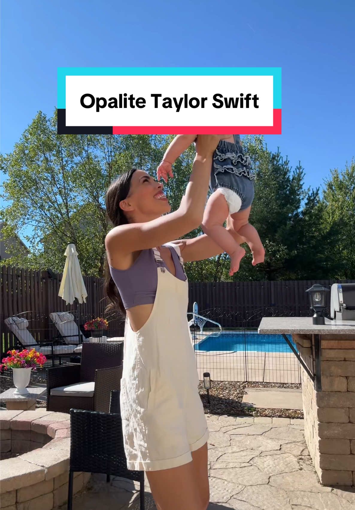 Mommas raising future swifties!!! Where you at?!!! I still remember when Taylor released her debut on MySpace and now we are here for her happy girl era 🥳❤️ #opalite #lifeofashowgirl #taylorswift #swiftie #millennialswifties 