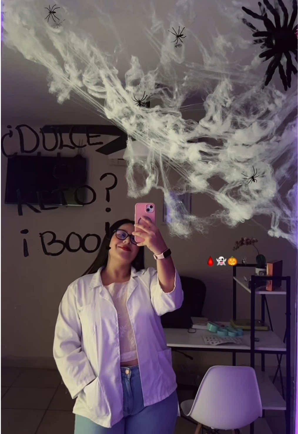 Boo👻🎃.  . . . #decoración #halloween2025🎃  #consultorio #nutrióloga #humor 