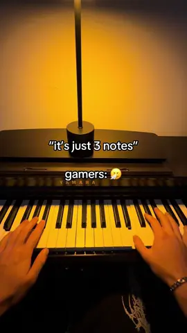 not just any 3 notes… #fyp #piano #Minecraft 