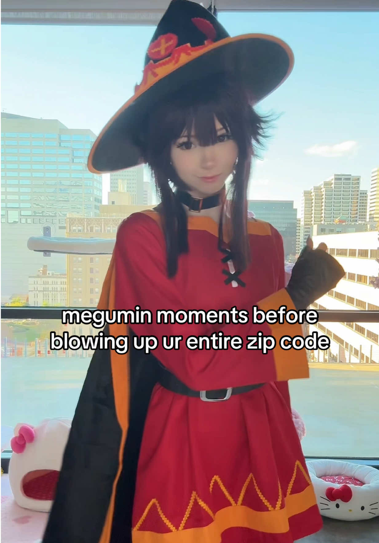 so tuff #konosuba #megumin #cosplay #anime #megumincosplay 