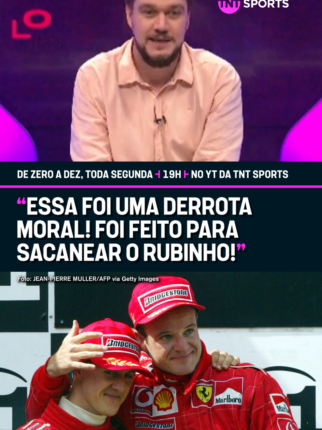 Essa derrota MUDOU o CONSUMO da FÓRMULA 1 NO BRASIL! No De Zero a Dez, @octaviobuzz, @vitorsergiorodriguesvsr e @walace.borges relembraram a derrota do Rubinho no GP da Áustria em 2002. Assista ao programa completo no YouTube da TNT Sports Brasil! #Futebolbrasileiro #formula1