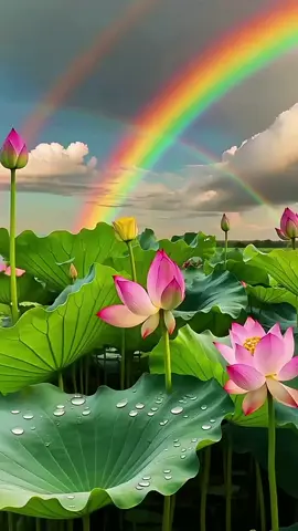 Sau cơn mưa trời lại sáng . Ngày mới vui vẻ bình an nhé cả nhà #chaobuoisang #cuocsong #suyngam #hoasen 