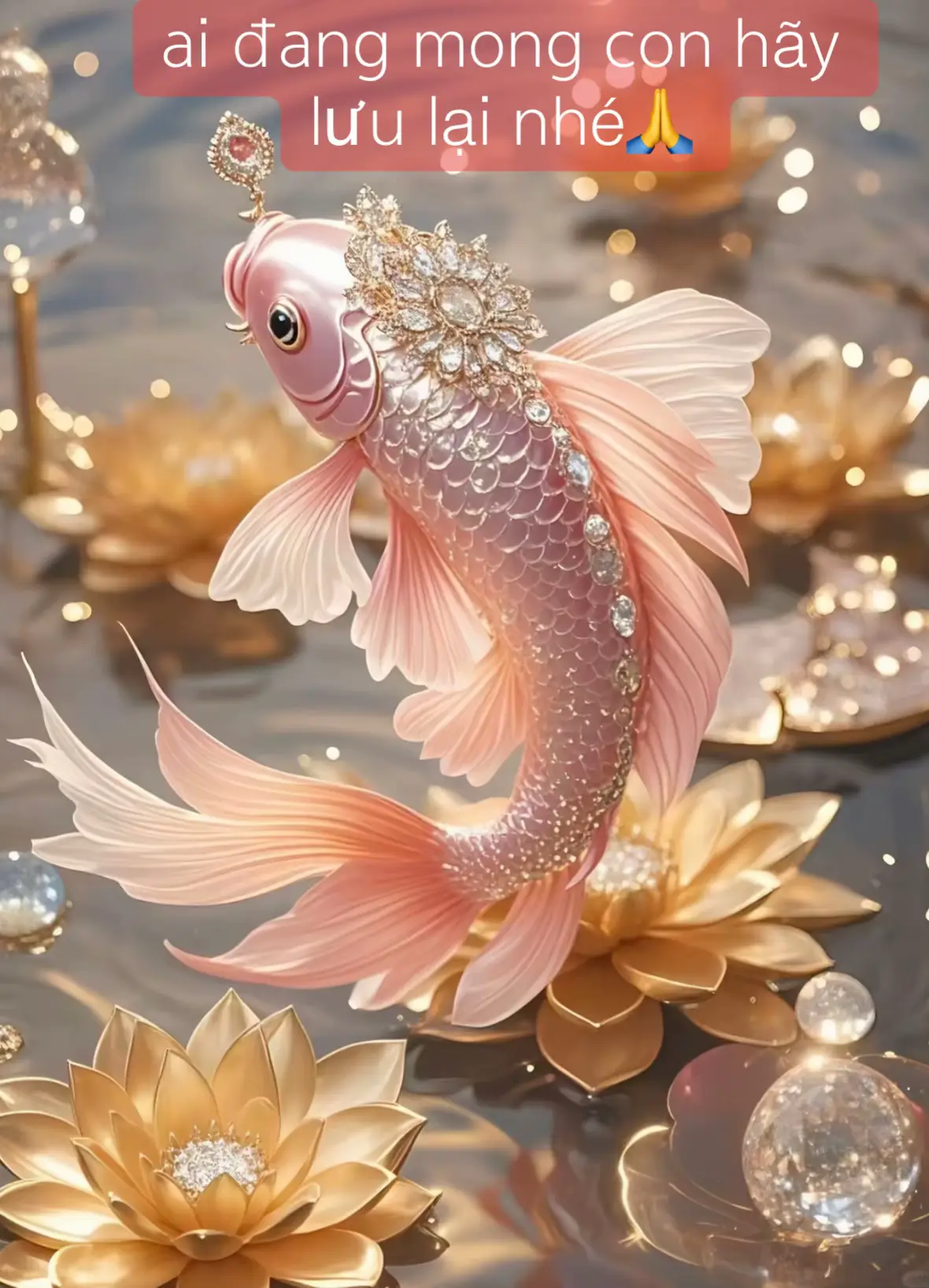 ý nghĩa của hình ảnh cá chép hoa sen: Tranh cá chép hoa sen tượng trưng cho sự dư dả, sung túc, may mắn, tài lộc và cuộc sống viên mãn. Hình ảnh cá chép tượng trưng cho sự kiên trì, nỗ lực vượt khó khăn để thành công, còn hoa sen đại diện cho sự thanh cao, thuần khiết, may mắn và hạnh phúc. Sự kết hợp này mang đến mong ước về sự nghiệp thăng tiến, gia đình hòa thuận, cuộc sống đủ đầy, an khang và hạnh phúc. ngoài ra Cá chép (ngư): biểu tượng cho sự sinh sôi, phát triển, kiên trì và may mắn. Trong Hán ngữ, chữ “ngư”(魚) đồng âm với “dư” (余), nghĩa là dư dả, đủ đầy, tượng trưng cho sự sung túc và con đàn cháu đống. Hoa sen (liên): tượng trưng cho sự thanh khiết, sinh nở, nối tiếp, vì “liên” (蓮) đồng âm với 