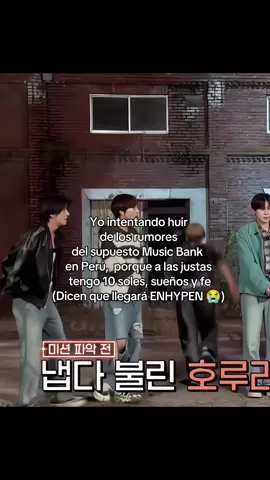 me da tanto miedo que sea real lo del Music Bank en Perú #kpop #perú #fyp #musicbank #enhypen 