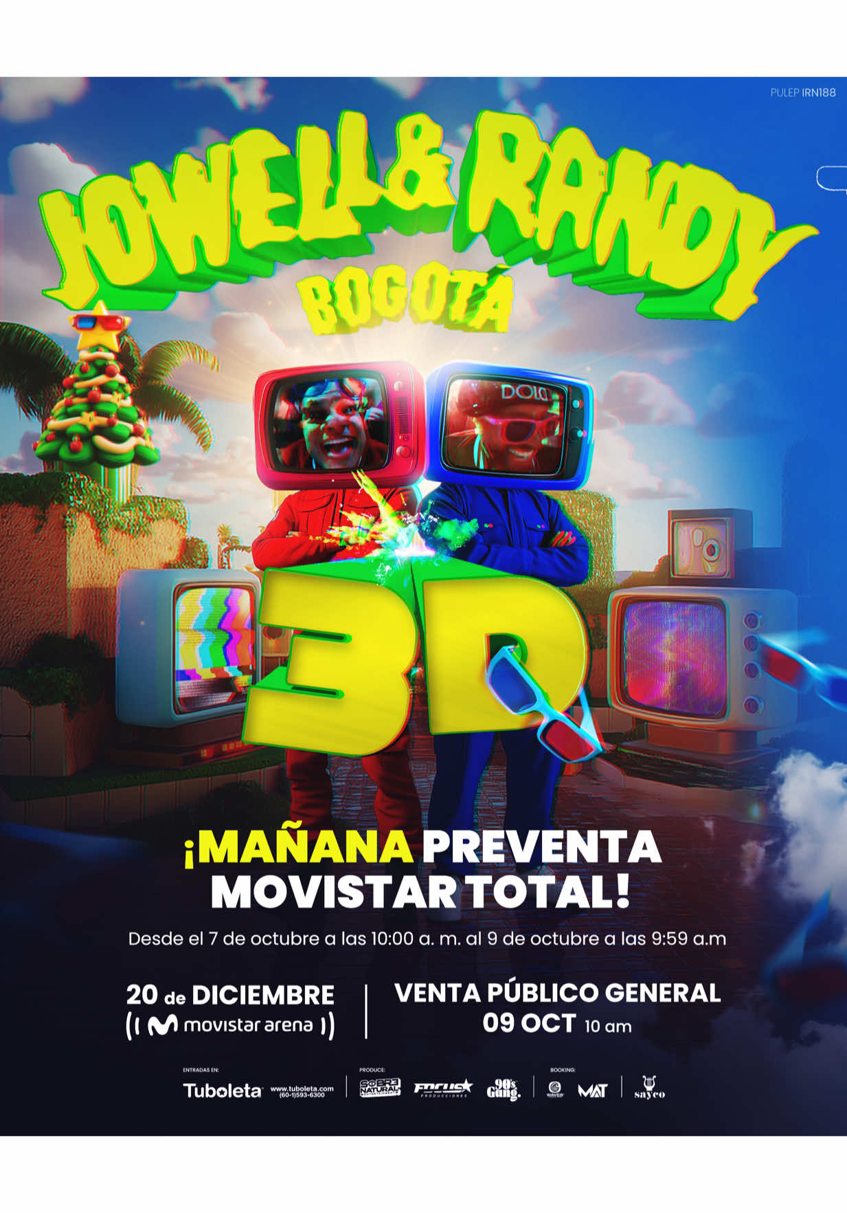 Jowell y Randy llegan al Movistar Arena el 20 de diciembre, les cuento precios y localidades de este concierto ¿cuál es la canción que más esperan? #jowellyrandy #greenscreen 