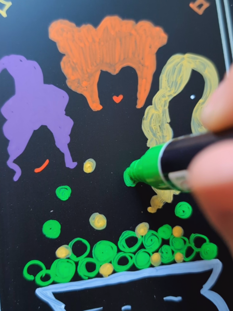 #chalkboard #calendar #october #hocuspocus #disney 