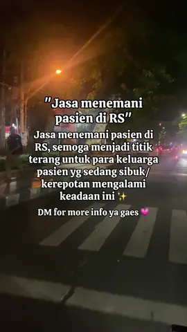 Kami tidak hanya menemani, mengurus administrasi, mengambil obat, lalu pulang. Tp kami juga bisa menjadi teman cerita 💗 #fyp #cargiver #cargiversurabaya #jasapendampingpasien #surabaya 