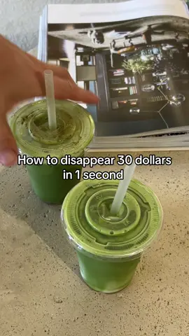 Before it was the daily 7 dollars in coffee… how is the daily 30 because matcha is 15 and now we are two! #matcha #facts 