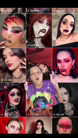 Que les parece mi primer look para este Halloween 🧛‍♀️ soy Vampirina. #vampirina #vampiremakeup #tutorials #halloweenmakeup #beautymaglys