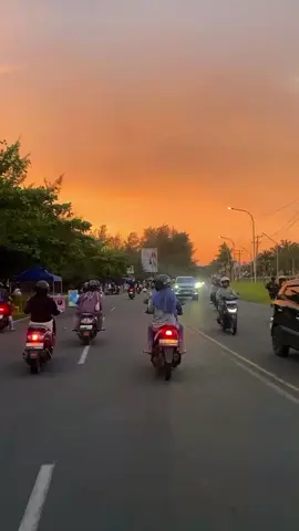 sunset 🌄#bengkulu #pantaipanjangbengkulu 