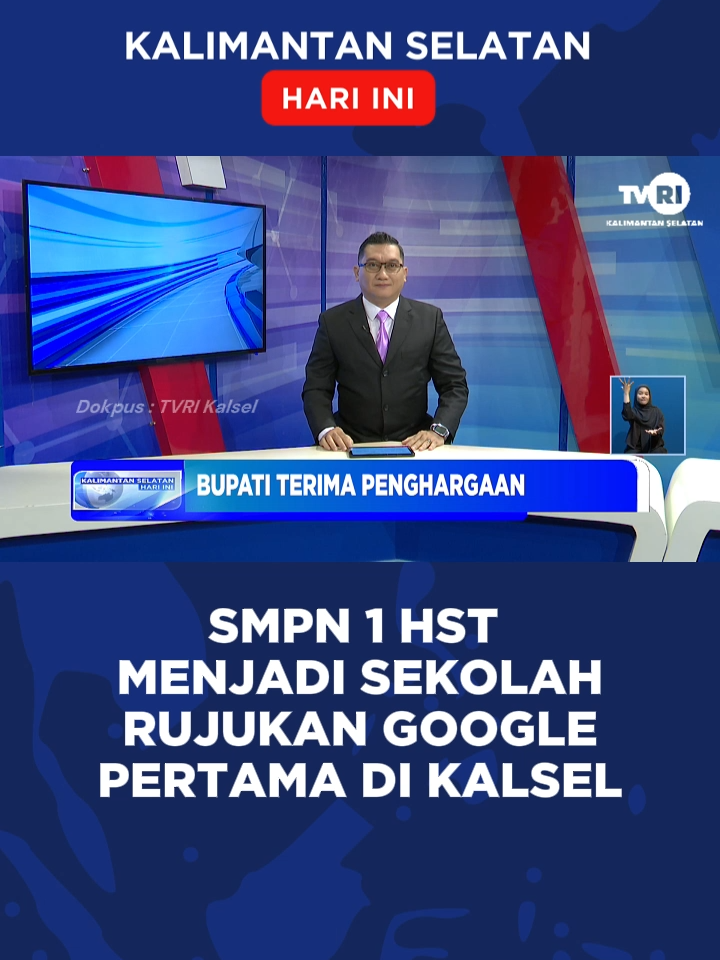 SMPN 1 HST MENJADI SEKOLAHRUJUKAN GOOGLE PERTAMA #tiktokberita #beritatiktok #beritaviral  #berita #viral #kalsel #beritaterkini Saksikan Siaran TVRI Kalsel Melalui: *Channel digital: Banjarmasin Ch. 30 UHF Haruai Ch. 27 UHF Kotabaru Ch. 30 UHF Kandangan Ch. 29 UHF *Live streaming Youtube TVRI Kalsel *TVRI Klik Kalsel www.klik.tvri.go.id *Satelit Merah Putih Telkom 4 Freq. 3800 Simbol Rate 32700