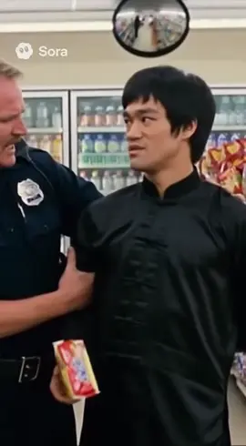 “Look mom, no hands…” ~Bruce Lee #sora #ai #fyp #funnyvideos #random 