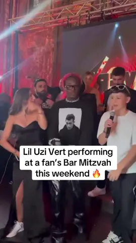 Lil Uzi Vert performing at a fan’s Bar Mitzvah this weekend 🔥 #rap #liluzivert 