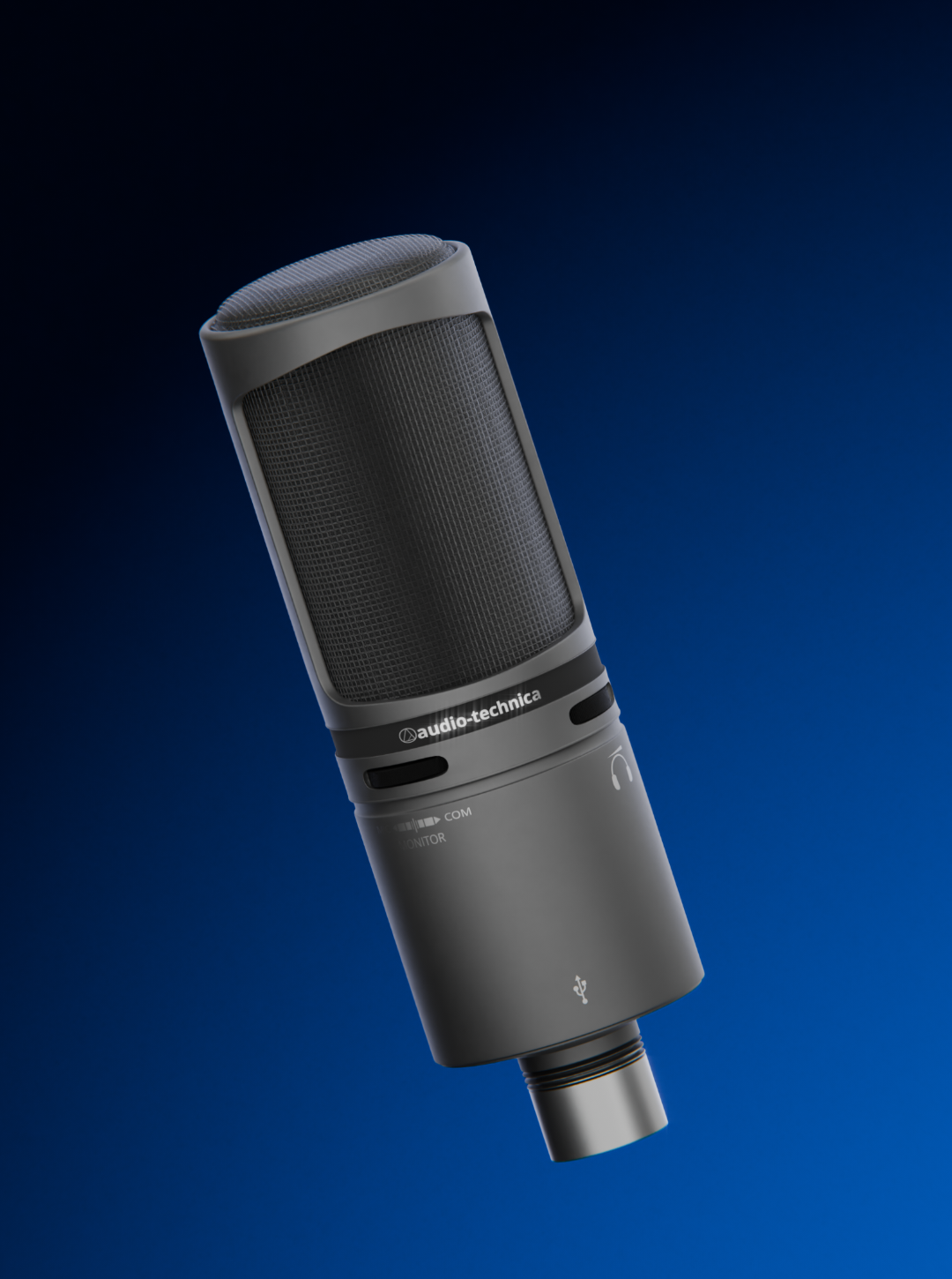 Audio-Technica Microphone | 3D Edition #davinciresolve #blender #blender3d #viral #animation #productan #fyp #viral 