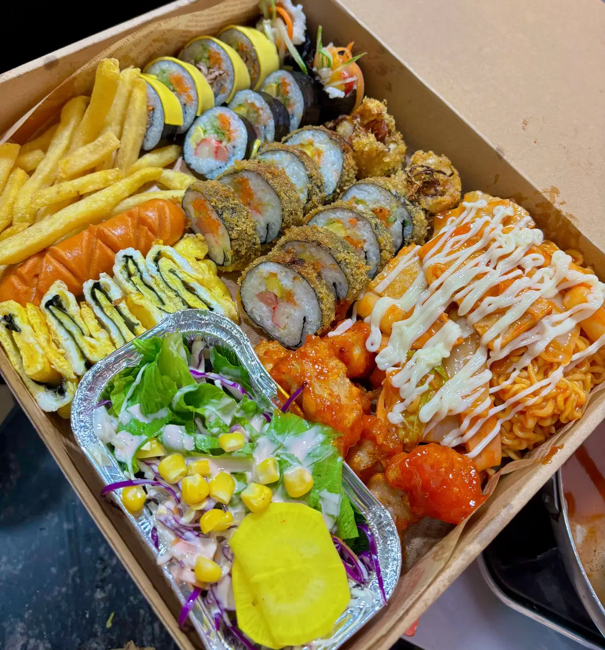 Quá nhiều sự lựa chọn ngon lành 😊#quanhanquoc #kimbap #bepmebo #xuhuongtiktok #gacayphomai 