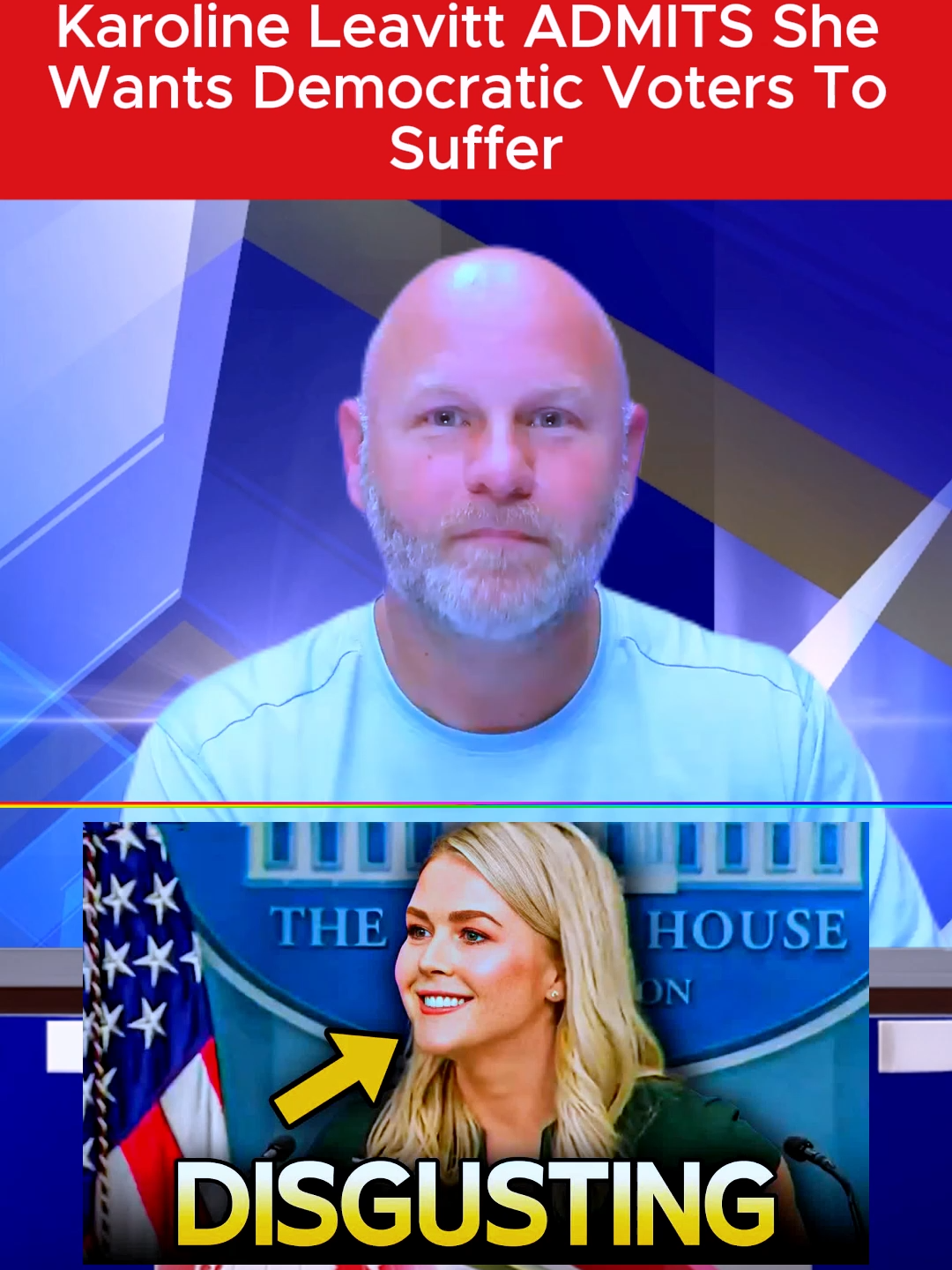 Karoline Leavitt ADMITS She Wants Democratic Voters To Suffer#news #breakingnews #americans #america #usa #donaldtrump #DonaldTrump