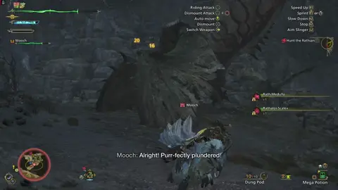 first time ever playing a #monsterhunter game..smacked with a #rathalos and 2 #rathian #lizard #monsterhunterwilds 