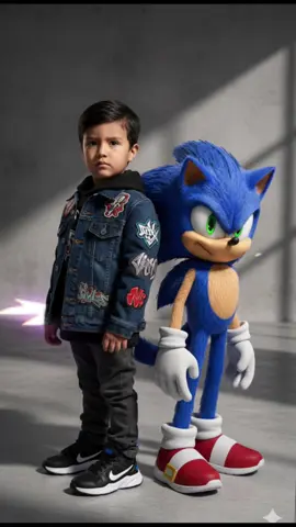 Sonic version #gemini #AI #sonic #sonicthehedgehog #sesionesdefotos 