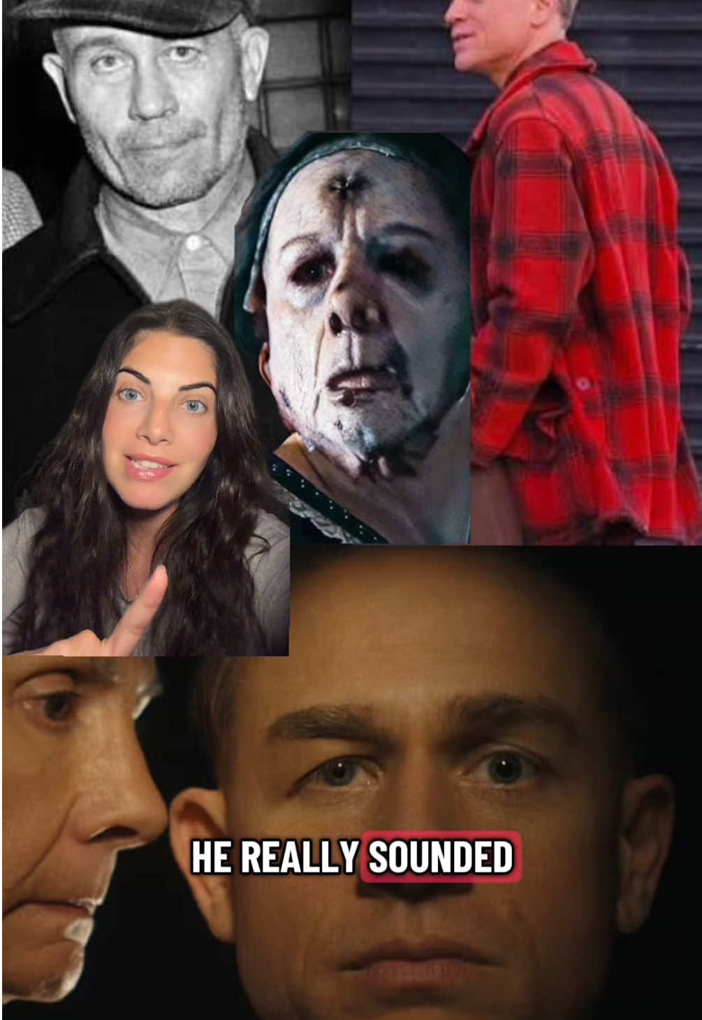 Monster: The Ed Gein Story is so creepy but really good. This is what his real voice sounded like 😱 #EdGein #netflix #truecrime #truestory #scary 