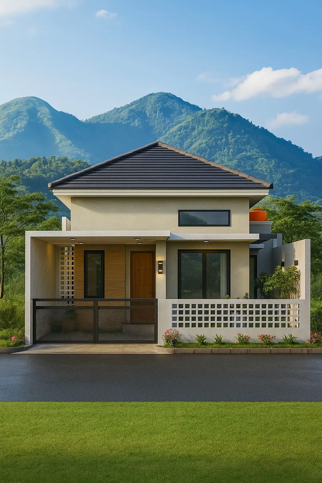 Inspirasi Desain Rumah Minimalis 1 Lantai Untuk Hunian Nyaman #desainrumah #rumahminimalis #dekoruma15 