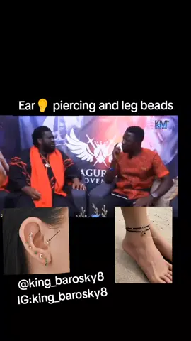 EAR👂 PIERCING. AND LEG BEADS. #Ajaurajahpowers #spiritualitytiktok #creatorsearchinsights 