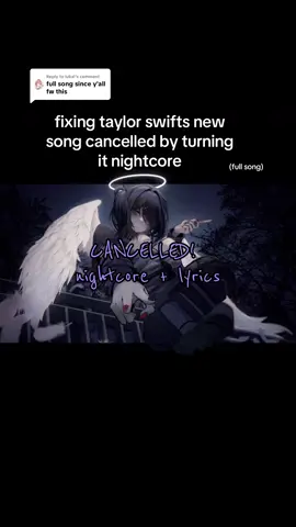 Replying to @luka! uhhh yeah good thing i like my friends CANCELLED. #taylorswift #anime #nightcore #thelifeofashowgirl #gachaclub 