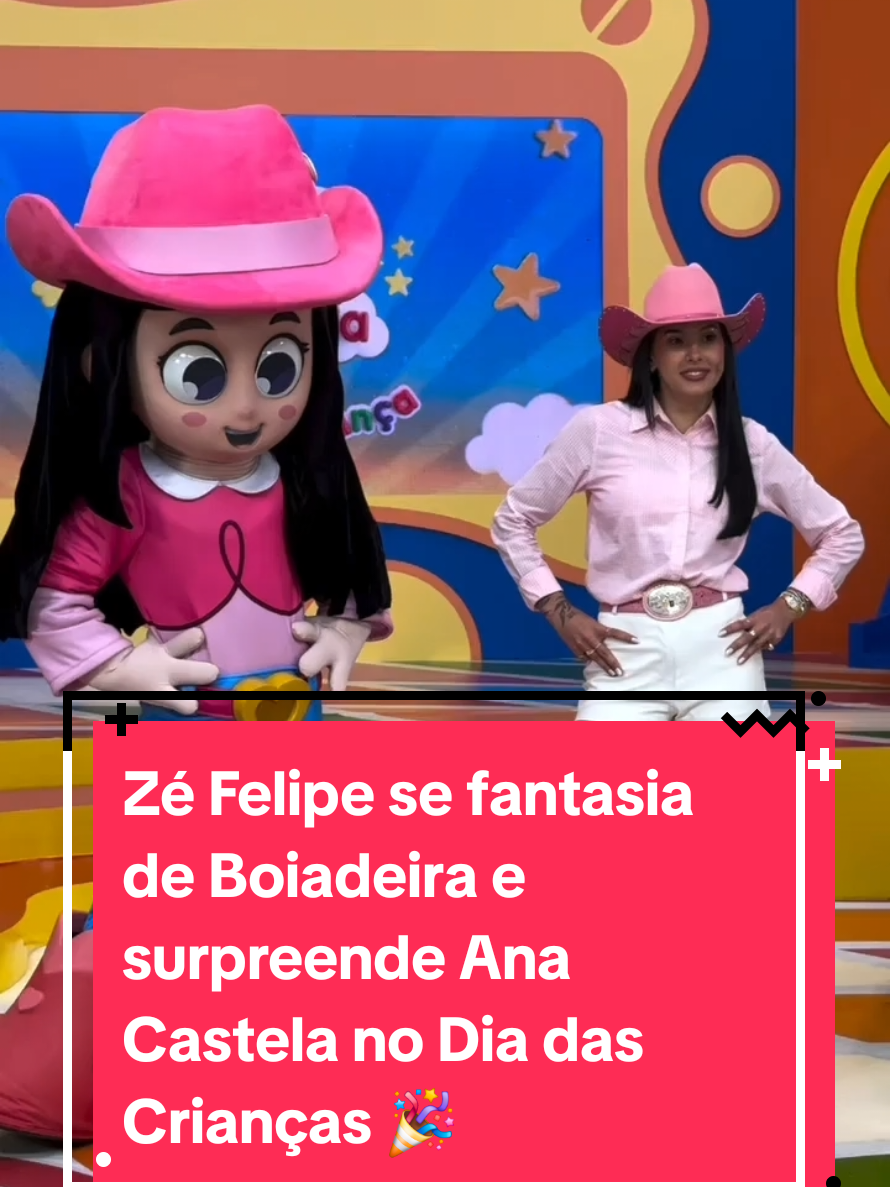 Zé Felipe se fantasia de Boiadeira e surpreende Ana Castela no Dia das Crianças #anacastela #anacastelacantora #zefelipe #zefelipecantor #viralizarnotiktok 