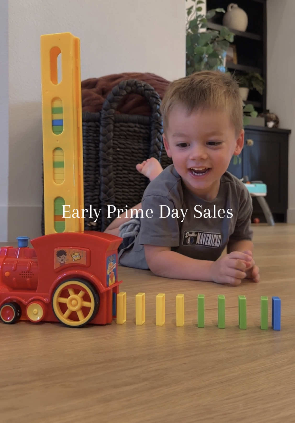 All my fav Early Amazon Sales are linked in my bio to shop!🚂 #primeday #giftideas #toddlergiftideas #primebigdealdays #amazonfinds 