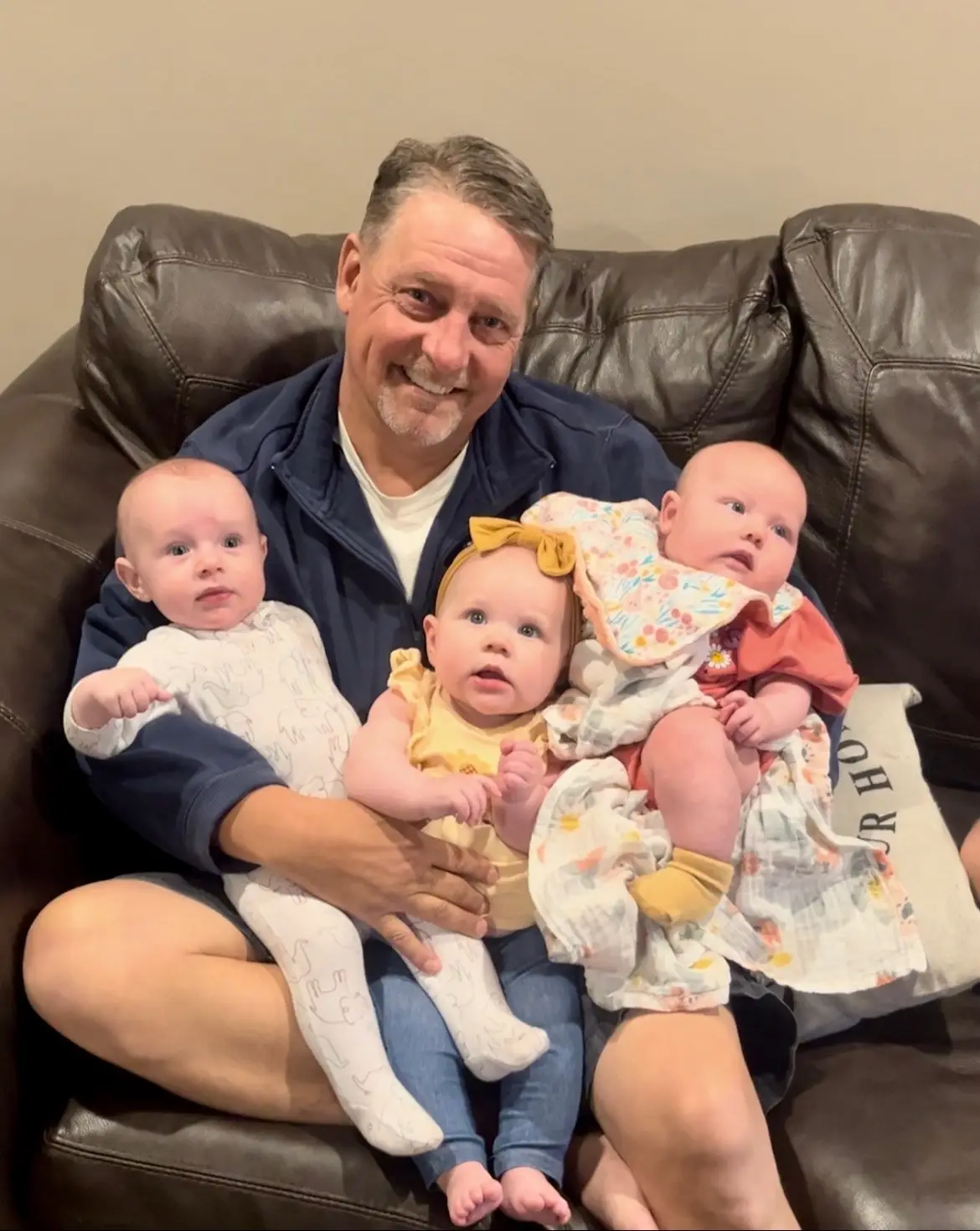 My amazing husband of 31 years Michael.  Who passed away the day after his 53rd birthday from a reaction to chemotherapy. My heart hurts that he won’t be here to see his 3 grandbabies grow up. #thisiswhoimiss