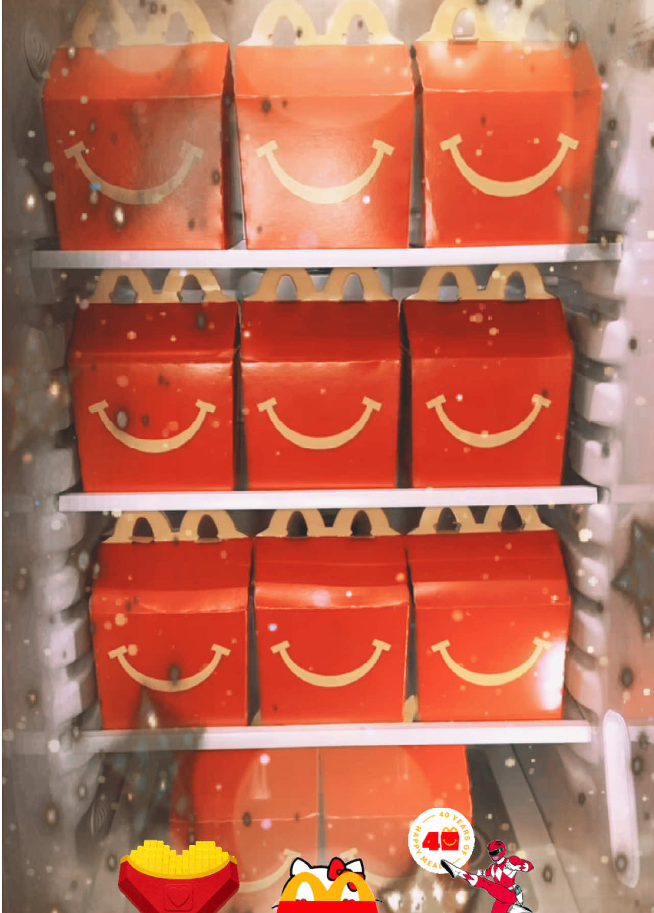 Sonic saw mcdonald's happy meals in the refrigerator  #sonic #fyp #mcdonalds #happymeals #food 